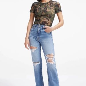 GOOD 90S STRAIGHT LEG JEANS INDIGO 244